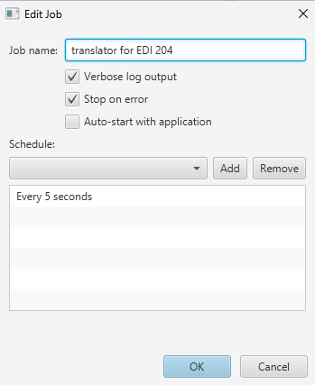 Job Window